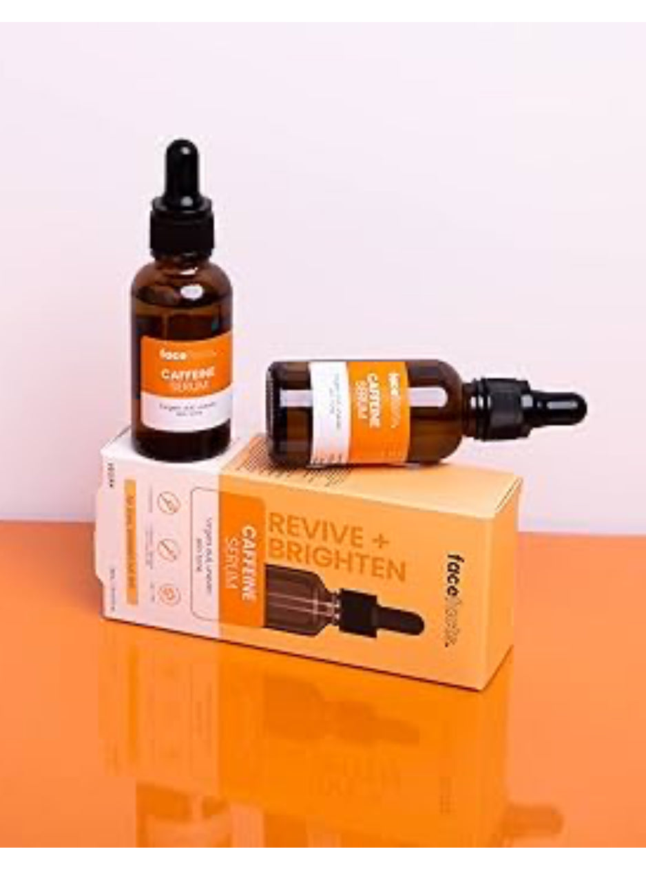 Caffeine face serum