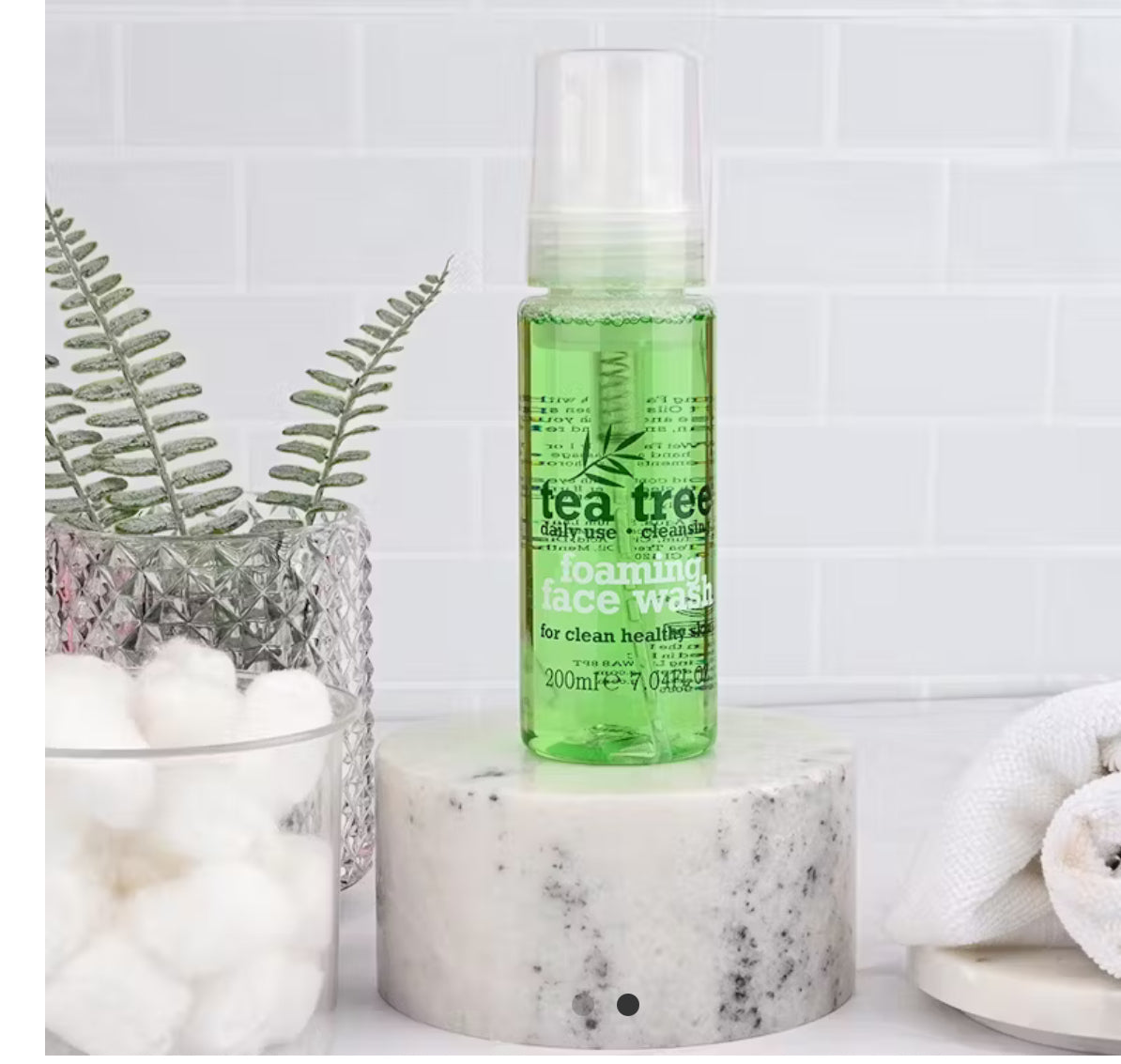 Tea tree foaming cleanser